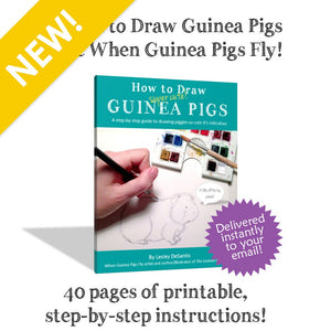 How to Draw Super Cute Guinea Pigs - eBook